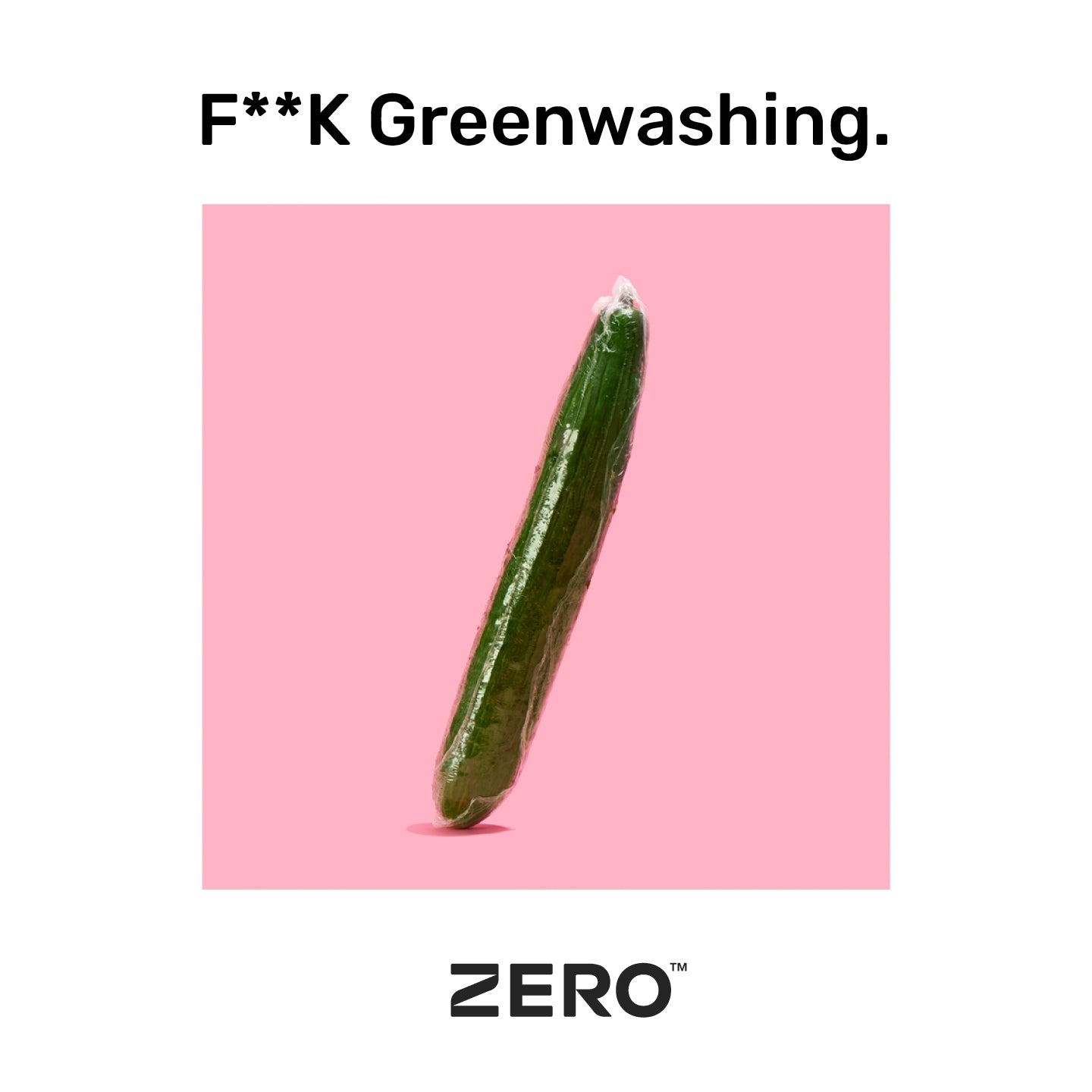 ZERO plastic free wipes fuck greenwashing cucumber