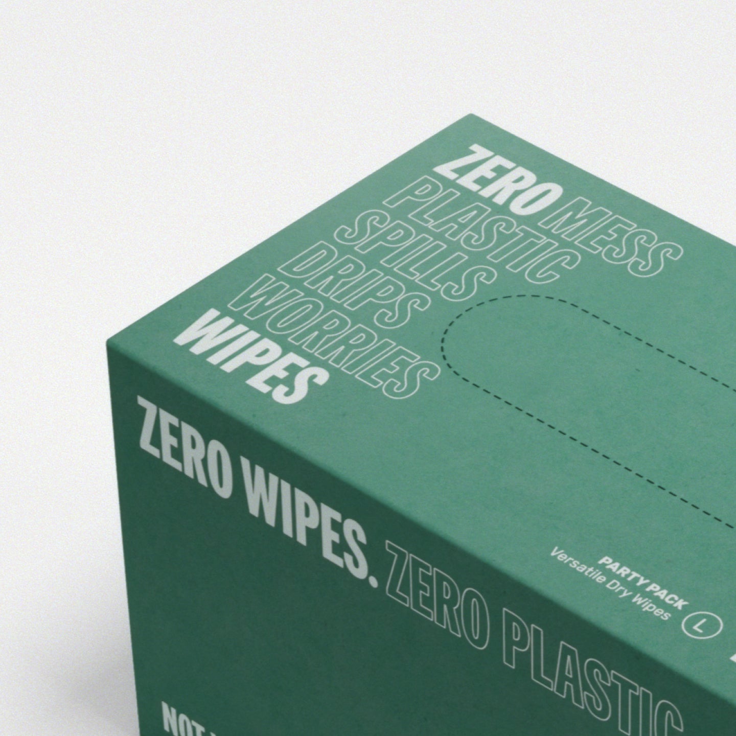 ZERO dry wipes