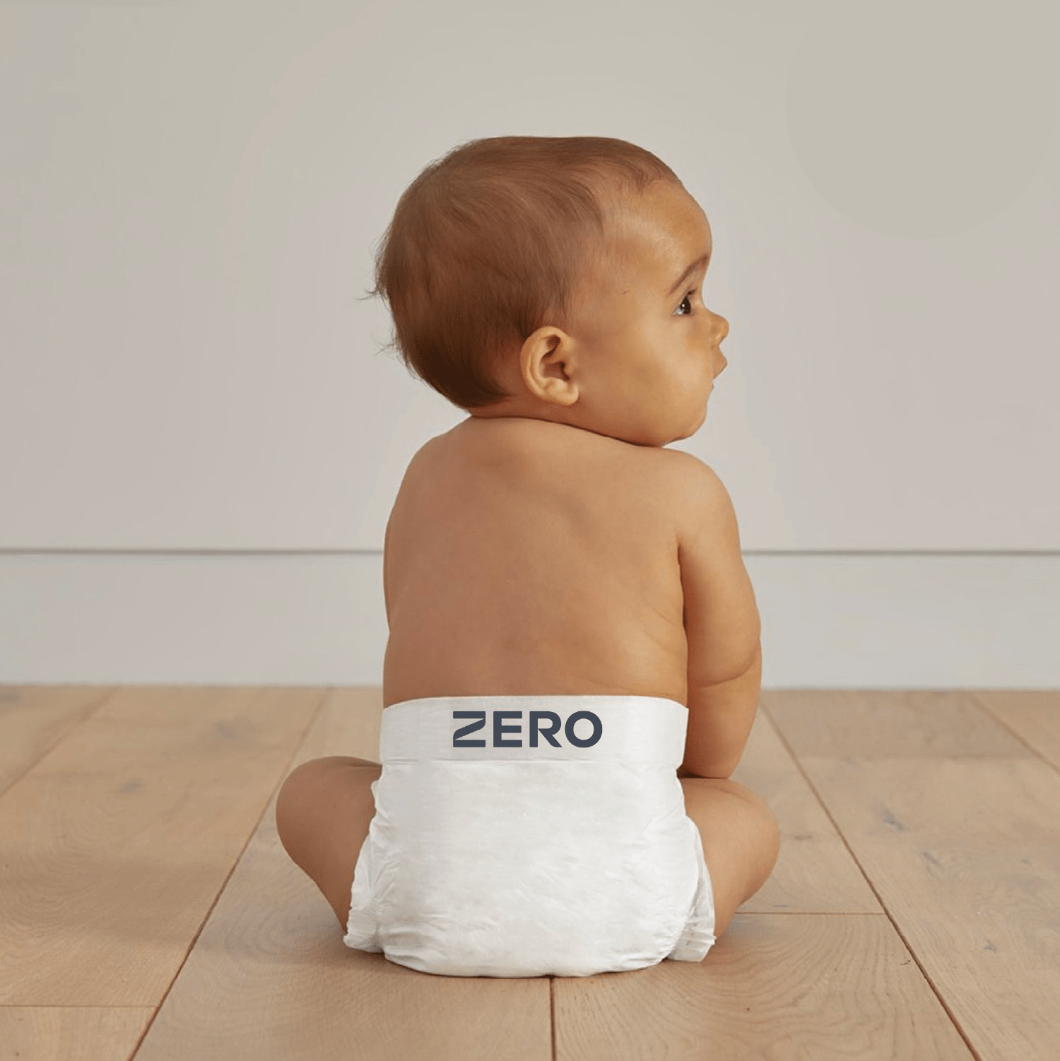 ZERO plastic free nappies diapers on baby