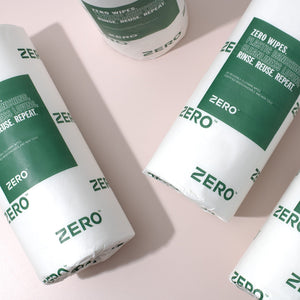 ZERO dry wipe rolls for cleaning